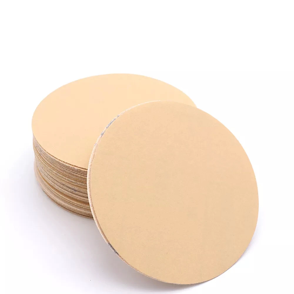 125mm Yellow Sanding Paper 5 Inch  Discs Grinder Car Woodworking Metal Grinding Disc Abrasive Polishing Tool