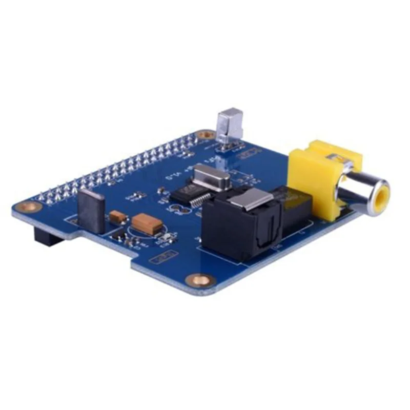 Y22A-HIFI Digi + Scheda audio digitale Scheda audio digitale I2S SPDIF Fibra ottica RCA per Raspberry Pi 3 /2 B+