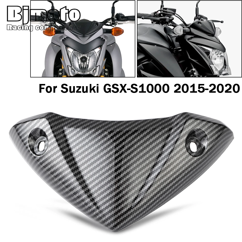 

GSX-S 1000 GSXS-1000 Motorcycle Front Headlight Headlamp Upper Beak Nose Extension Cowl Top Cover For SUZUKI GSX-S1000 2015-2020