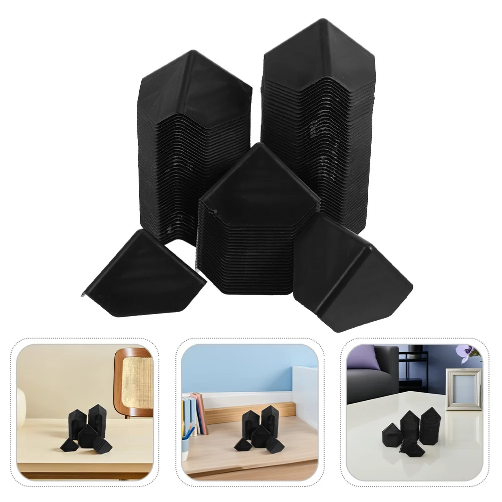 100Pcs Plastic Corner Protectors 60Mm Reinforced Edges Three-Side Coverage for Packaging Boxes Long Distance Delivery