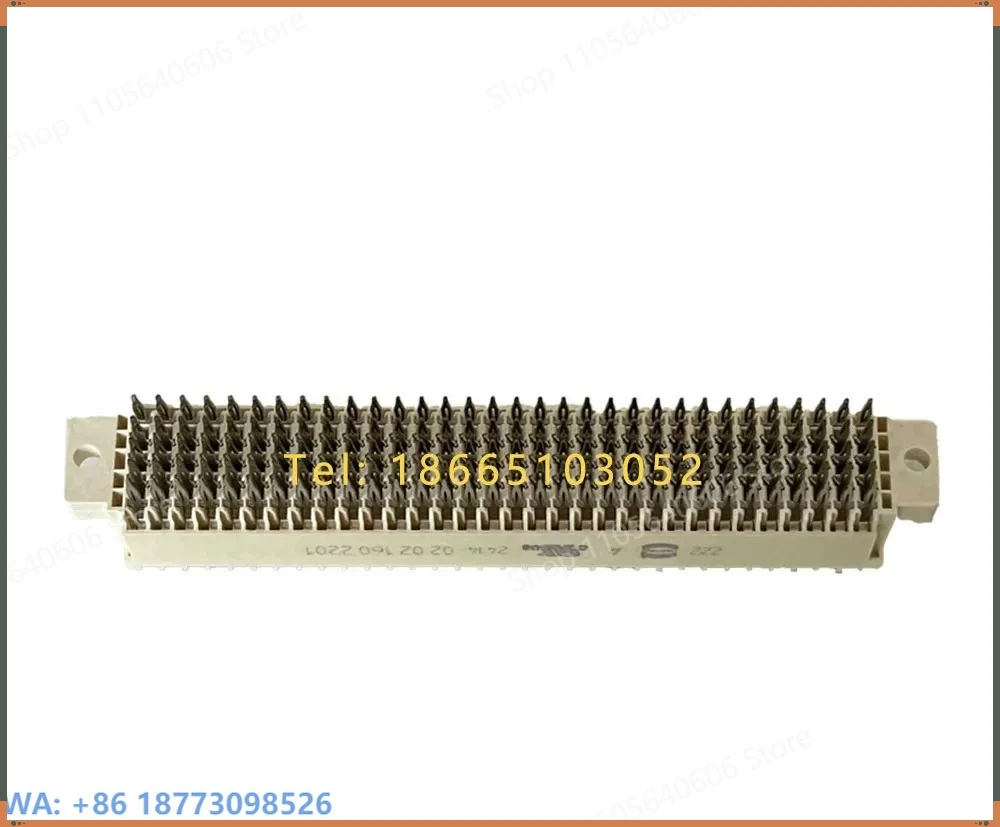 New 02021602201 Germany HARTING Heavy Duty Connector Straight Female Plug 160 Pins, 1PCS