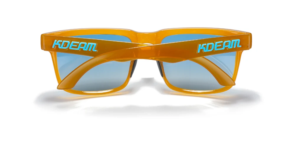 KDEAM Marken-Sonnenbrille: Hochwertige Polarisierte Quadratische Sonnenbrille für Herren und Damen, Modische Bunte Verspiegelte Gläser für den Sommerstrand – Detail 9