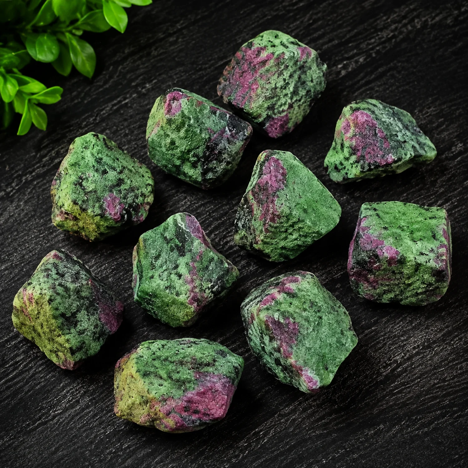 Aquarium Planting Ideas - Pedra Bruta de Rubi Zoisite Natural,
