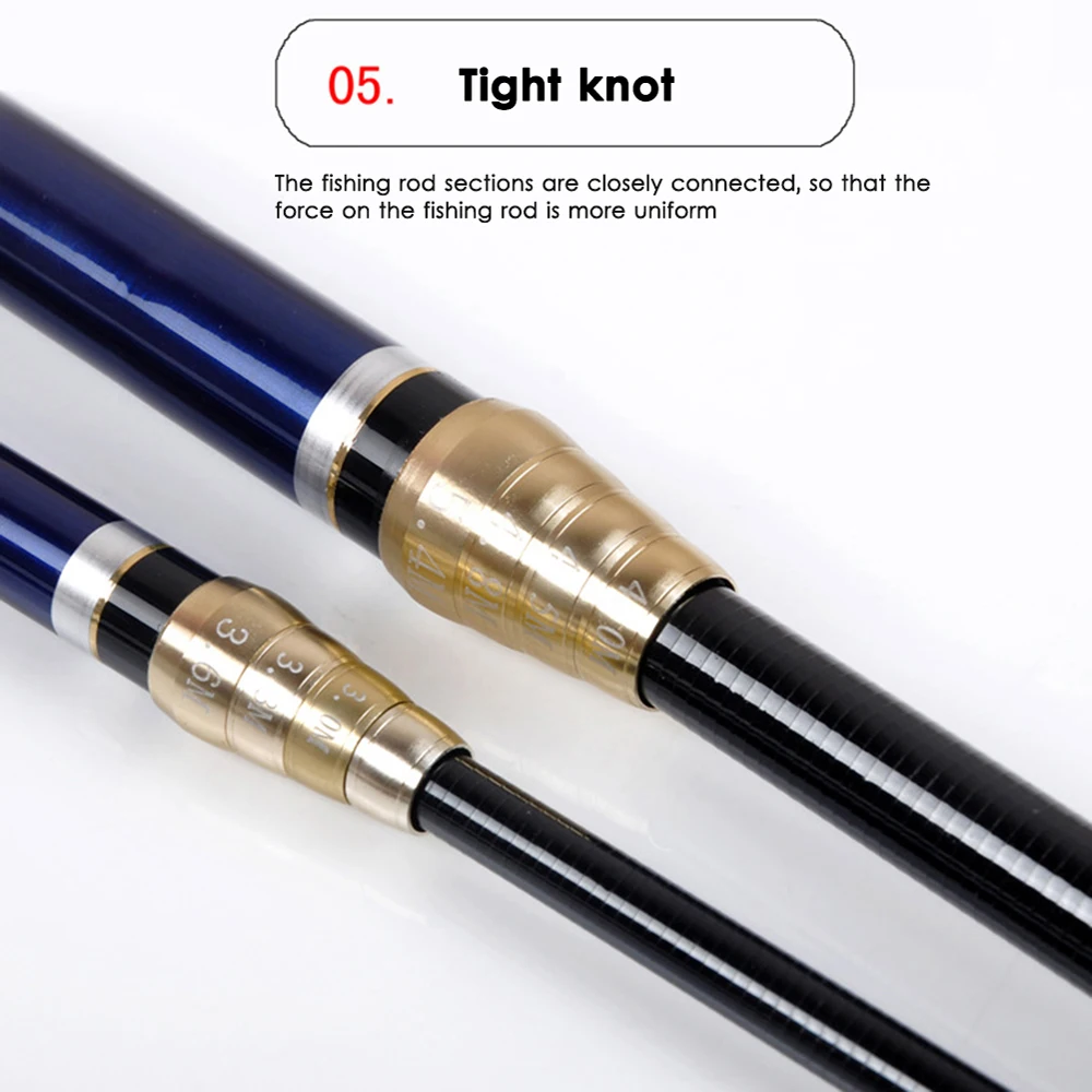 3.6-7.2M Adjustable Positioning Length Fishing Rod Telescopic Ultra-Short Carbon Fishing Feeder Rods Light Hard Stream Pole