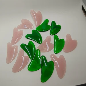 Guar Resin muss Massagebrett, Gesichtshautwerkzeuge, Gesichtsmassaguer, Face Back Body Spa Hals Scrapers, 1PC 8 Hauptverkaufskratzer - №1