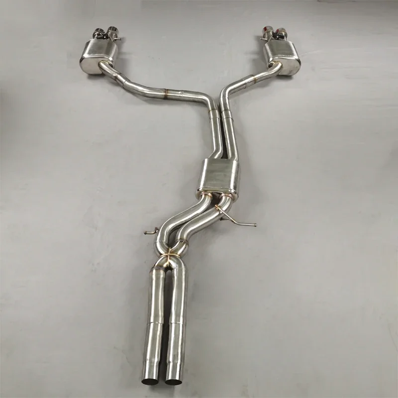 

High Quality Catback Exhaust 304 Stainless Steel Exhaust Muffler for Audi A6 3.0T 2.5 Change S6 Diffuser Exhaust System