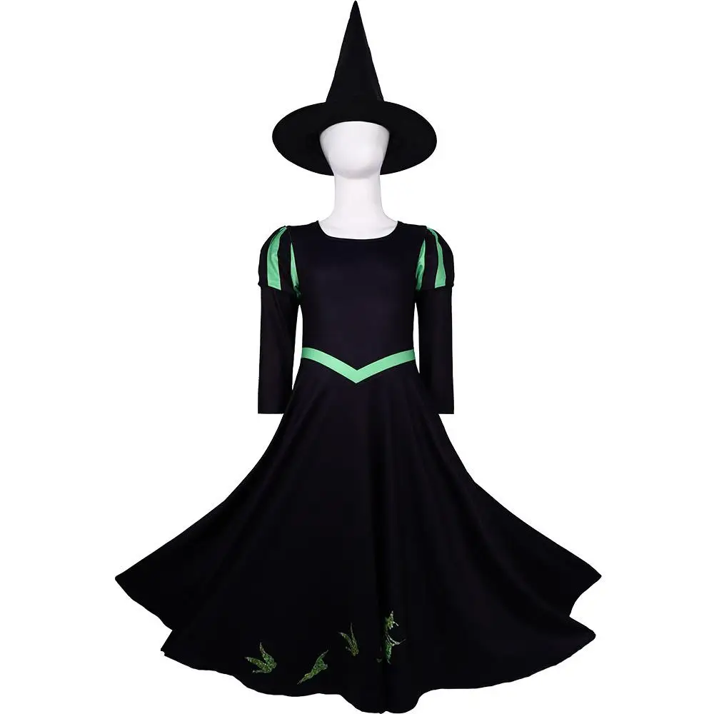 Magic Wied Witch Cosplay Role-plang Costume loween Terror Witch Par Stage Performance Clothes Women's Traditionalwear
