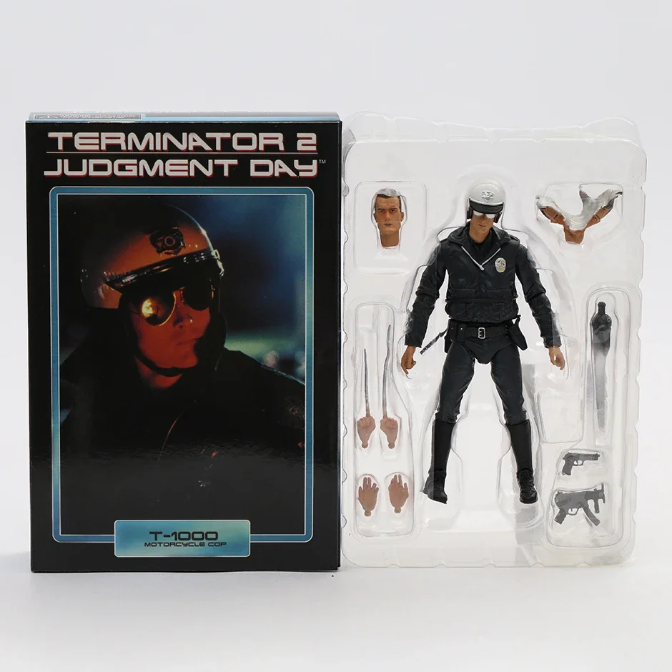 NECA Terminator 2 Judgment Day T-800 T-1000 PVC Action Figure
