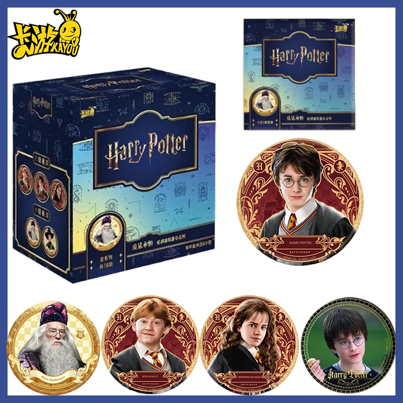 

Harry Potter Magic Eternal Series 1 Tin Badge Keychain Kayou Anime Pin Button Badge Hanging Ornament Kids Collection Gift Toy