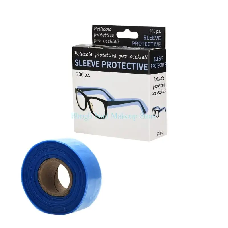 28TA 200Pieces Reinforced Glasses Arm Protectors for Hair Treatments Applications