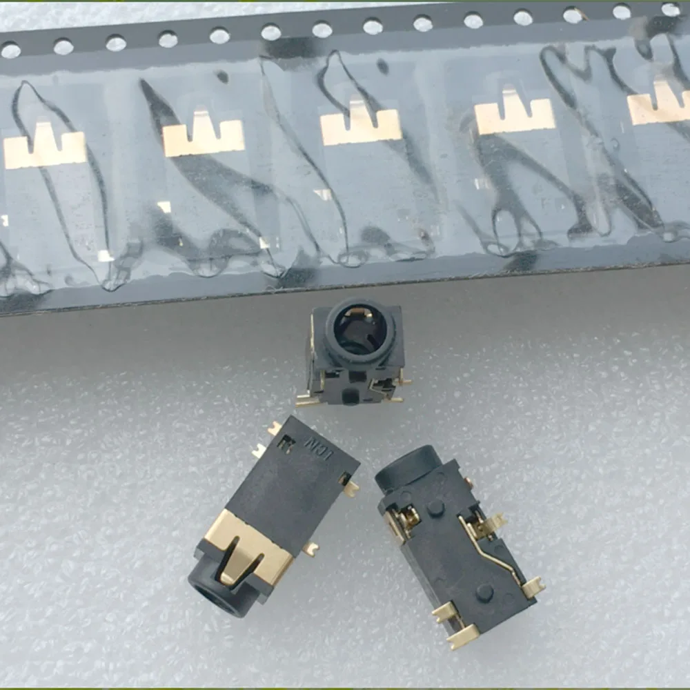 5PCS 3.5mm Jack Female Audio Connector 6 Pin DIP Headphone Jack Socket PJ-342-6P Audio Interface Audio Jack Black