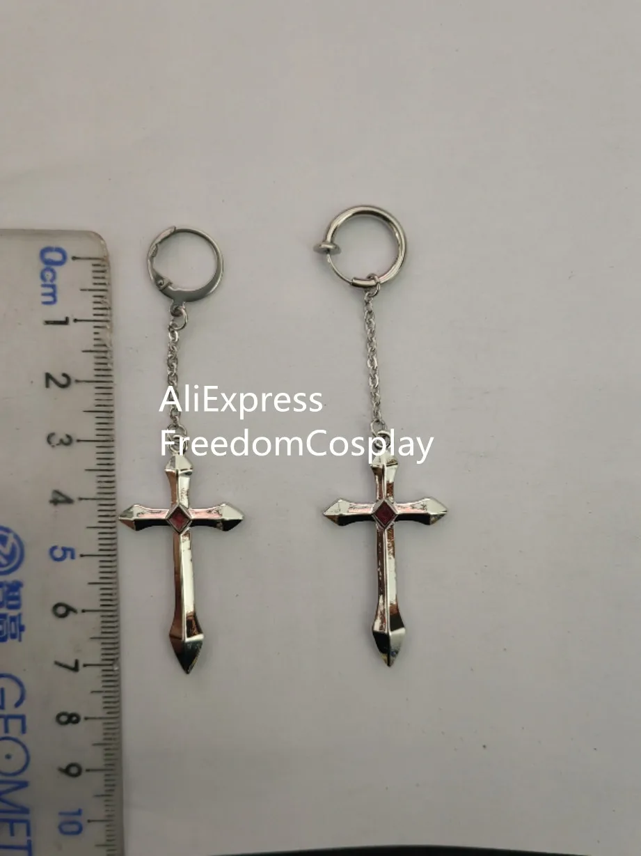 NOBLESSE Cadis Etrama Di Raizel Cosplay Earrings Only One Ear Clip Ear Stud