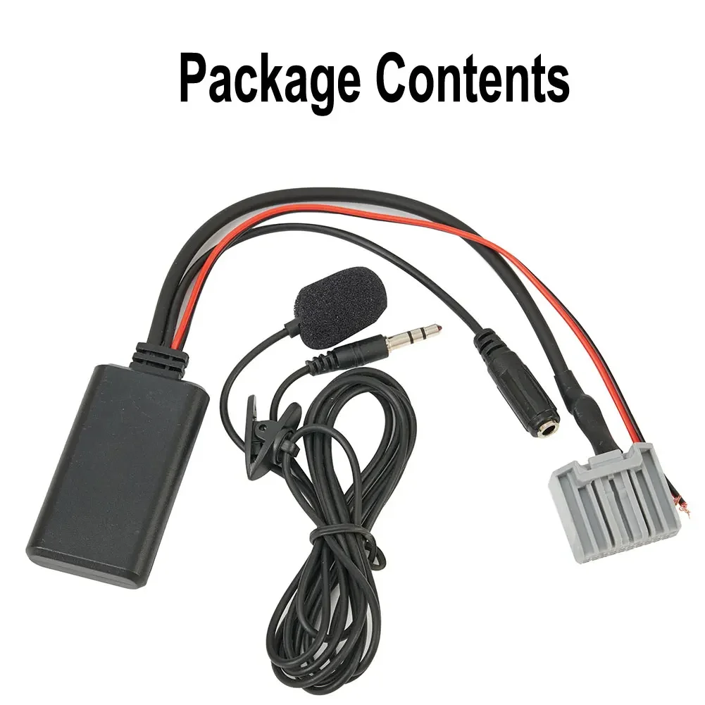 Sound Mic Adapter Microphone Auxiliary Cable Adapter Tool Truck Grey Improving Plastic Protecting Vehicles 1Pc