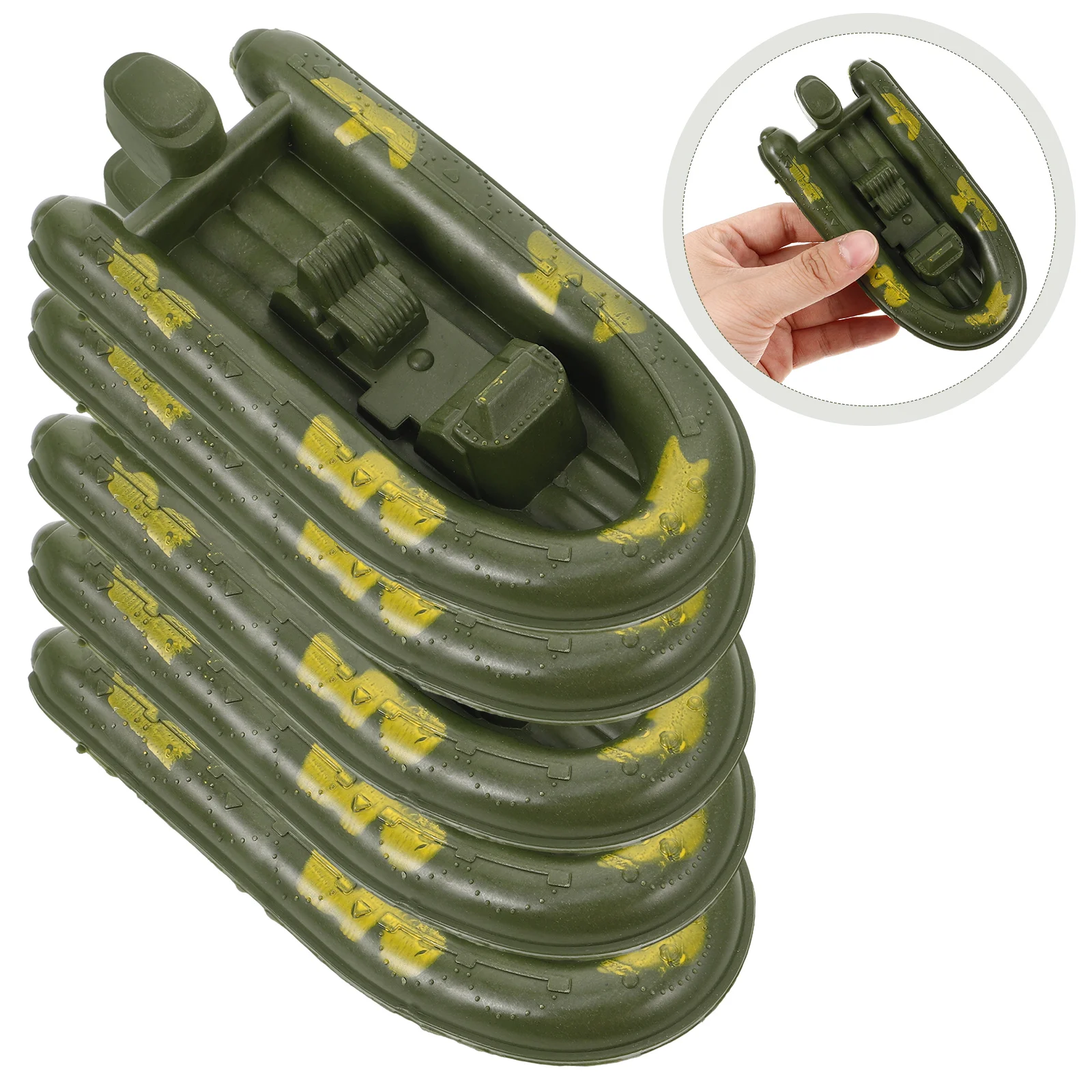 

10pcs Small Boat Models Simulated Boat Toys Kids Boat Decor Simulation Boat Toys Desktop Boat Models Mini Landscaping Boat Model