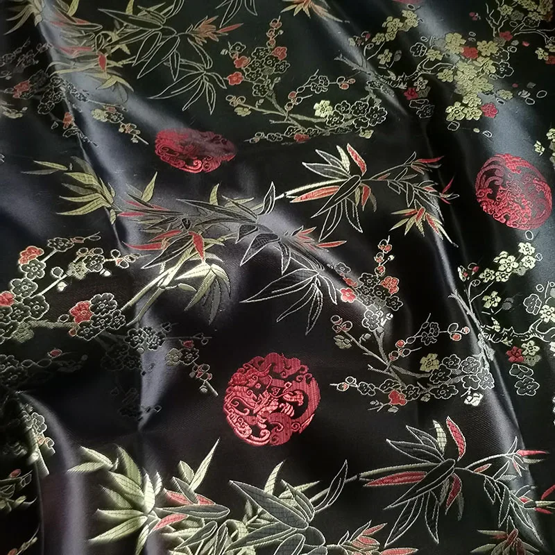Black Metallic Jacquard Brocade Fabric,3D jacquard yarn dyed fabric for clothing,bedding,bag,curtainck