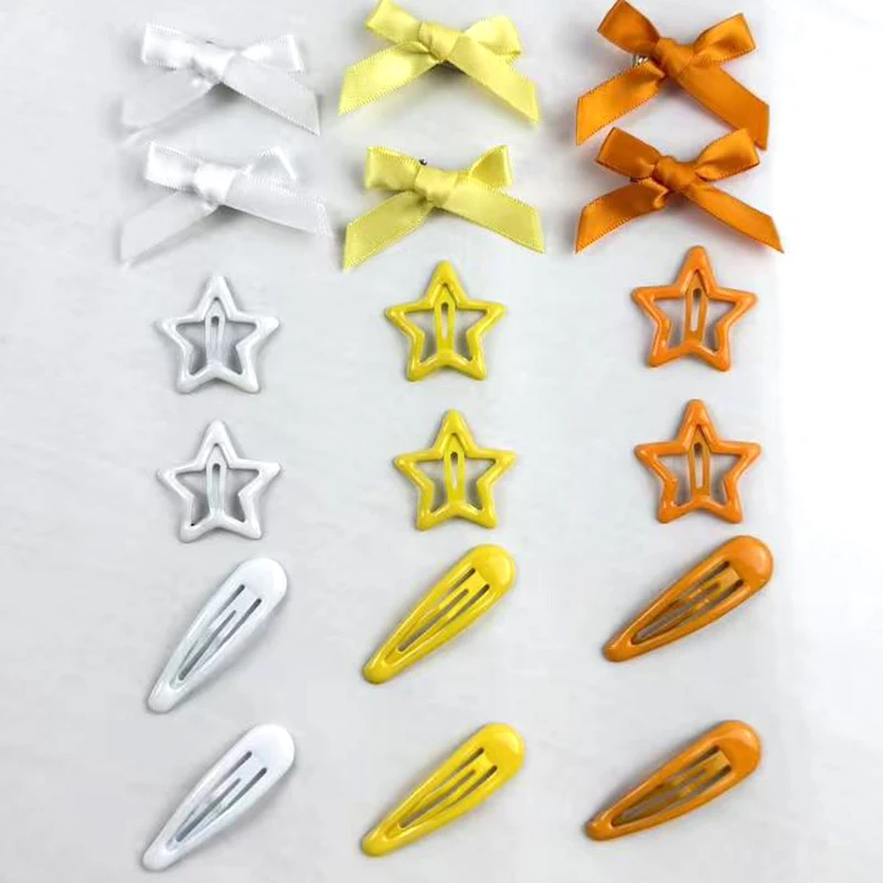 18/27/45Pcs Trendy Star Bow Waterdrop Combo Haar Clip Y2K Stil Haar Clips Für Frauen BB Clip Haarnadeln Haar Zubehör – Detail 10