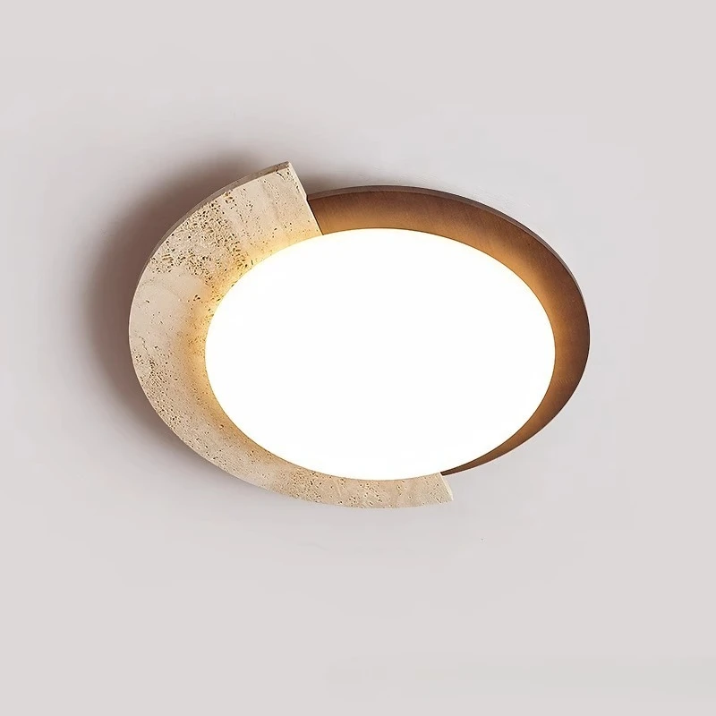 

Medieval wabi-sabi wind retro creative geometric designer high-end dining room master bedroom ceiling light