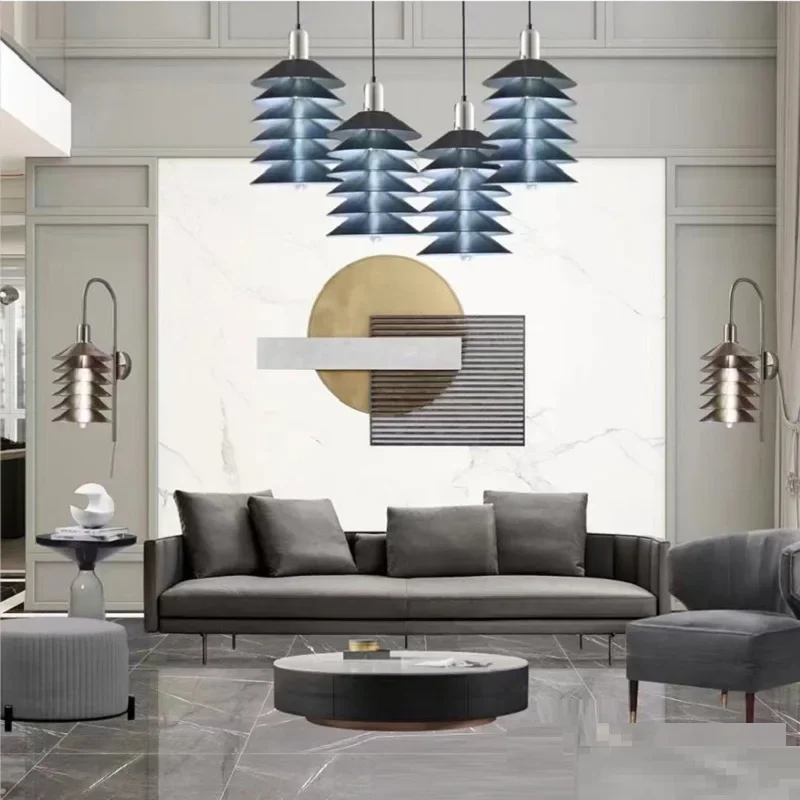 Danish Classic Wheat Ear LED Simple Creative Pendant Lamp Room Living Room Dining Room Corridor Bedroom Bedside Wall Lamp