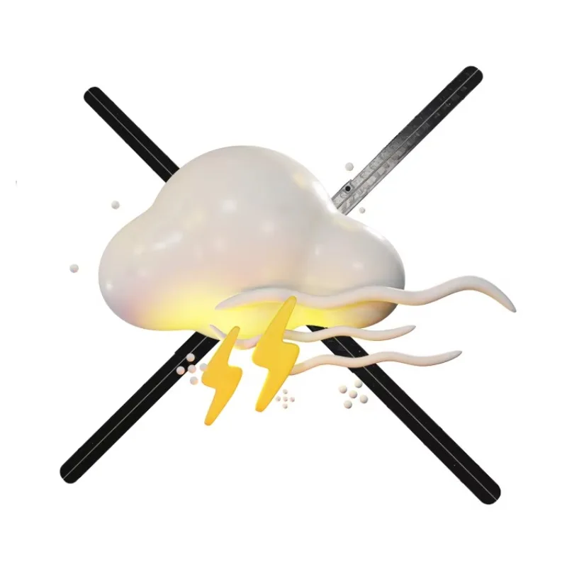 

3D Hologram Advertising Player Equipment 3D Led Fan Display Machine Hologram 43Cm App Control Led Advertising Equipment