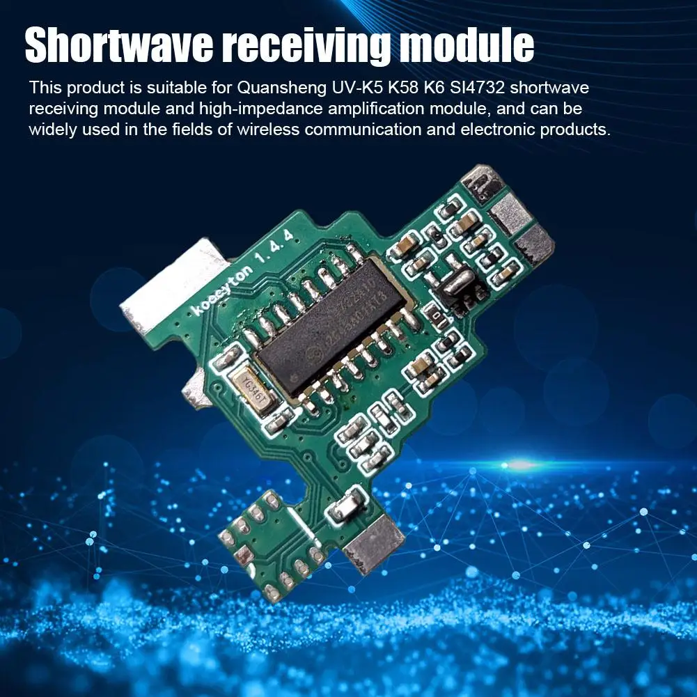 For Quansheng Uv-k5 K58 K6 Si4732 Short-wave Receiving Module High Resistance Amplifier Module Intercom With Accessories