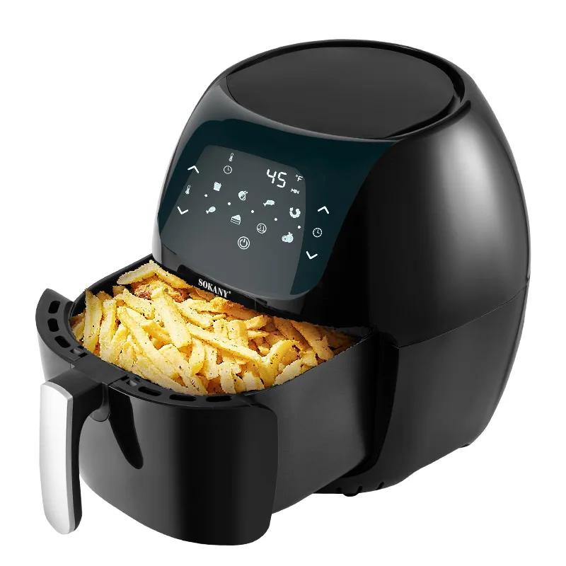 7.7 L Digital Air Fryer 1800w High Power Air Fryers Touch Screen Controls Temperature Smart Air Fryers