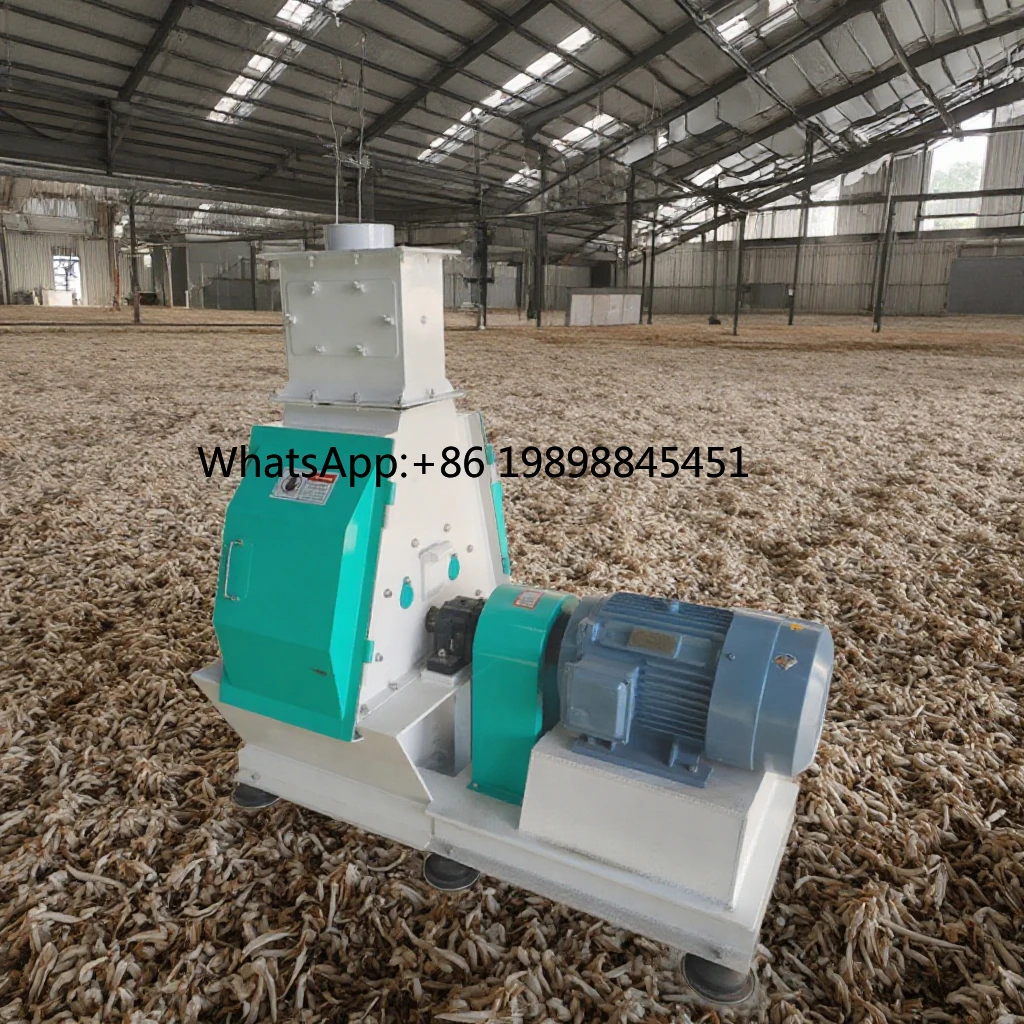 التلقائي الماشية قطرة الماء كسارة تغذية للماشية الأغنام والخنازير كفاءة الحبوب وقشر الأرز طحن لمصنعي المزارع