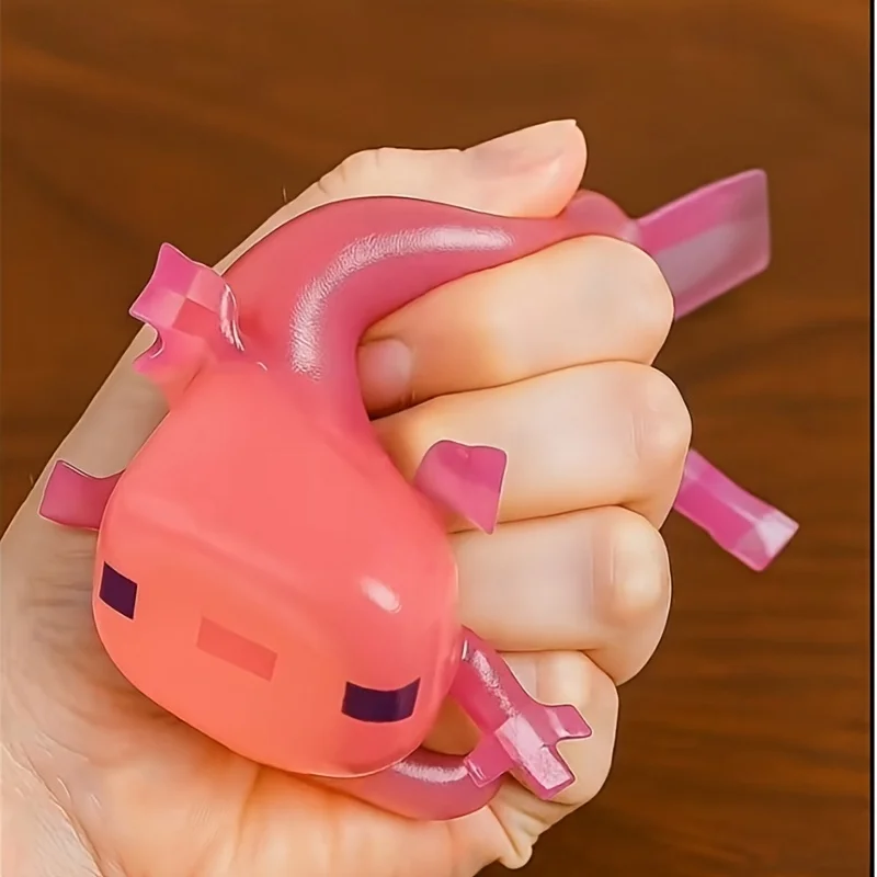 Axolotl Squeeze Soft Squishy Dehnbarer Stressabbau, perfekt für Halloween, Weihnachten, Geburtstag, Mitbringsel, Klassenzimmer – Detail 9