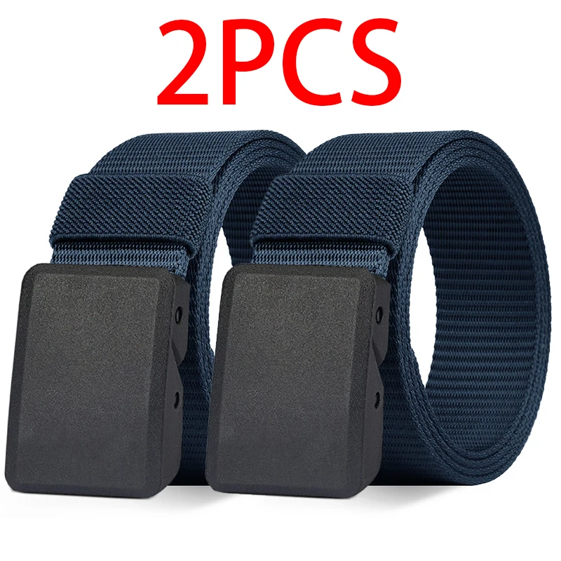 2PC Military Automatic Buckle Nylon Belt Outdoor Hunting Multifunctional Tactical Canvas Belt High Quality Men And WomenBelt, image 8