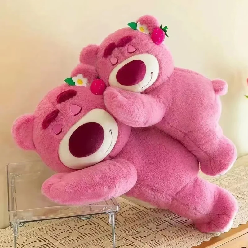 Disney Toy Story Lotso mignon ours fraise canapé en peluche oreiller jouets en peluche enfants filles amis Festivals cadeau d'anniversaire