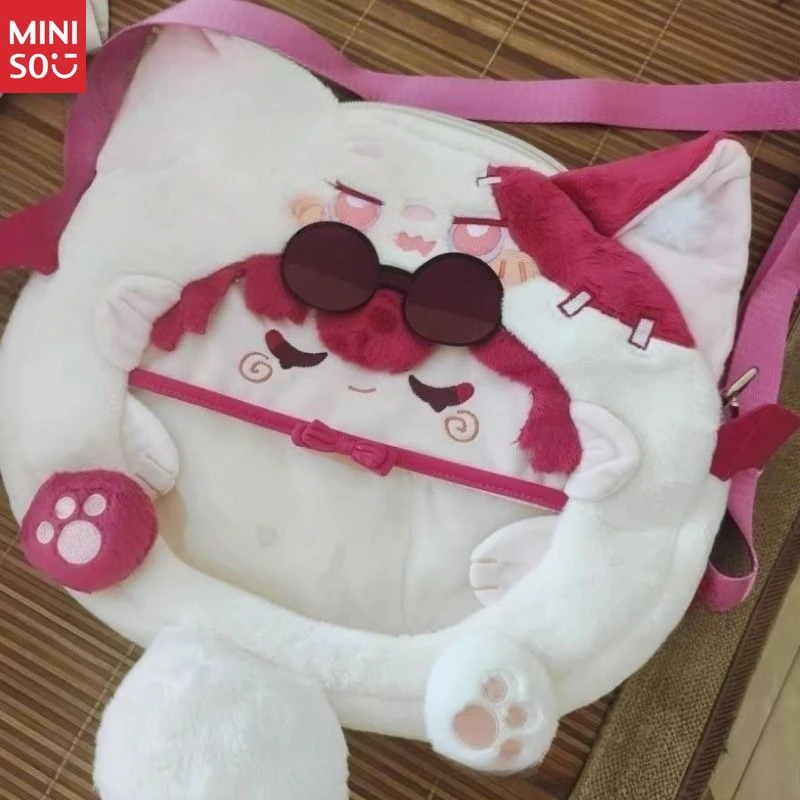 

Miniso Genshin Impact Focalors Backpack, Furina Hydro Archon School Bag, Anime Convention Bookbag