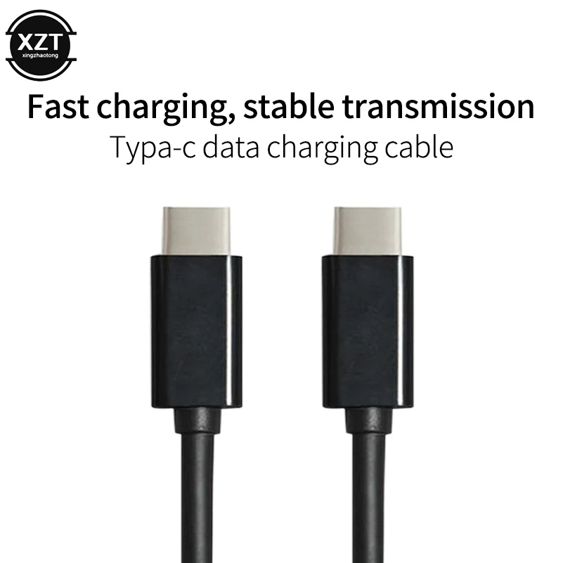 USB-c PD Data Cable Type-c to Type-c  Fast Charging Cable Double Head  Male to Male 3A for Samsung Xiaomi Huawei  Mobile Phone