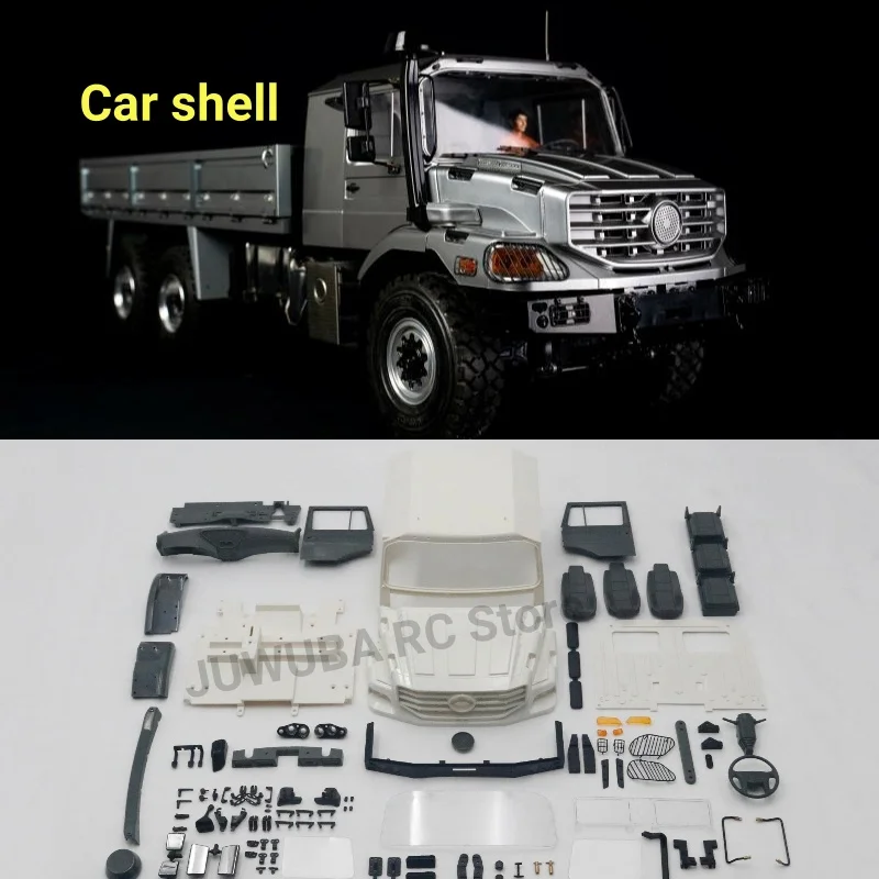 JDM RC Car Shell Bodyshell Cab Dashboard For Zetros 1/14 Cab Remote Control Model Truck RC Accessories