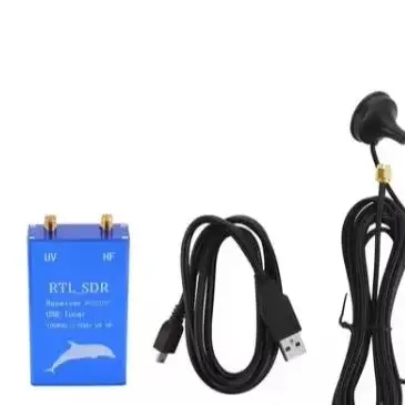 RTL2832U R820T2 USB Receiver 100KHz-1.7GHz HF VHF UHF Tuner With Aluminum Case For Ham Radio Signal Scanner And For Spectrum Ana