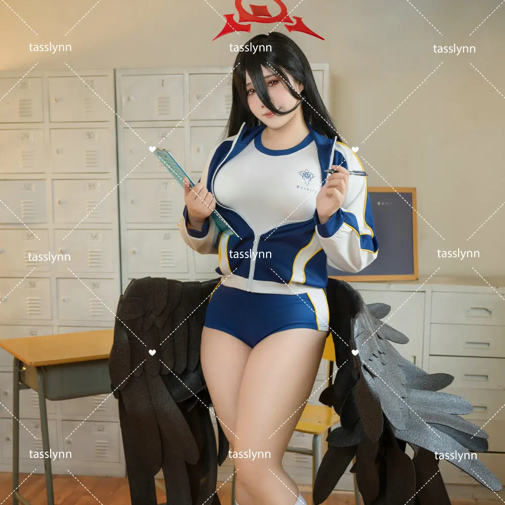 

Blue Archive Takanashi Hoshino Cosplay Costumes Iochi Mari Swimsuit Cosplay Costume Women Summer Hasumi HaneKawa Sukumizu