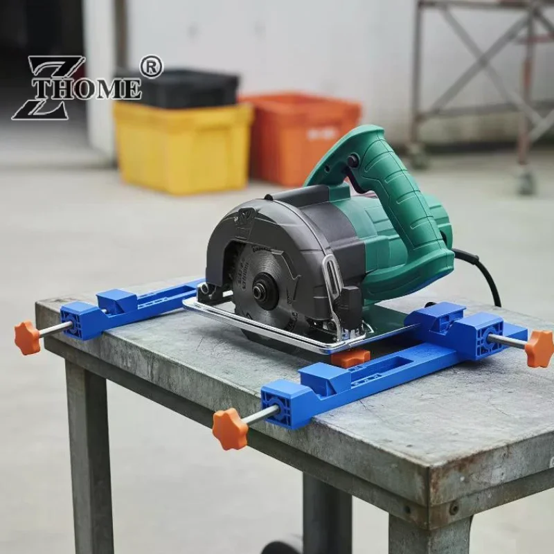 1Pcs ABS Circular Saw Milling Positioning Clamps Lock The Cutter Base High-quality Adjustable Cutting Machine Base Guide Rail
