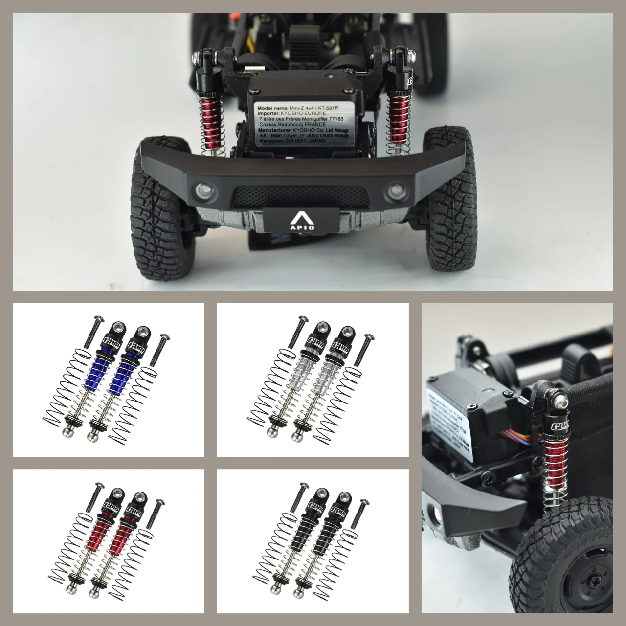 

GPM Alloy Front Or Rear Damper 38mm For KYOSHO 1/18 Mini-Z 4X4 Suzuki Jimny