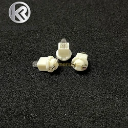 10pcs Bulbs Lamps for Audi Mercedes Benz BMW Opel Volvo Dashboard Side Light Bulb 24V 1.2W White Socket