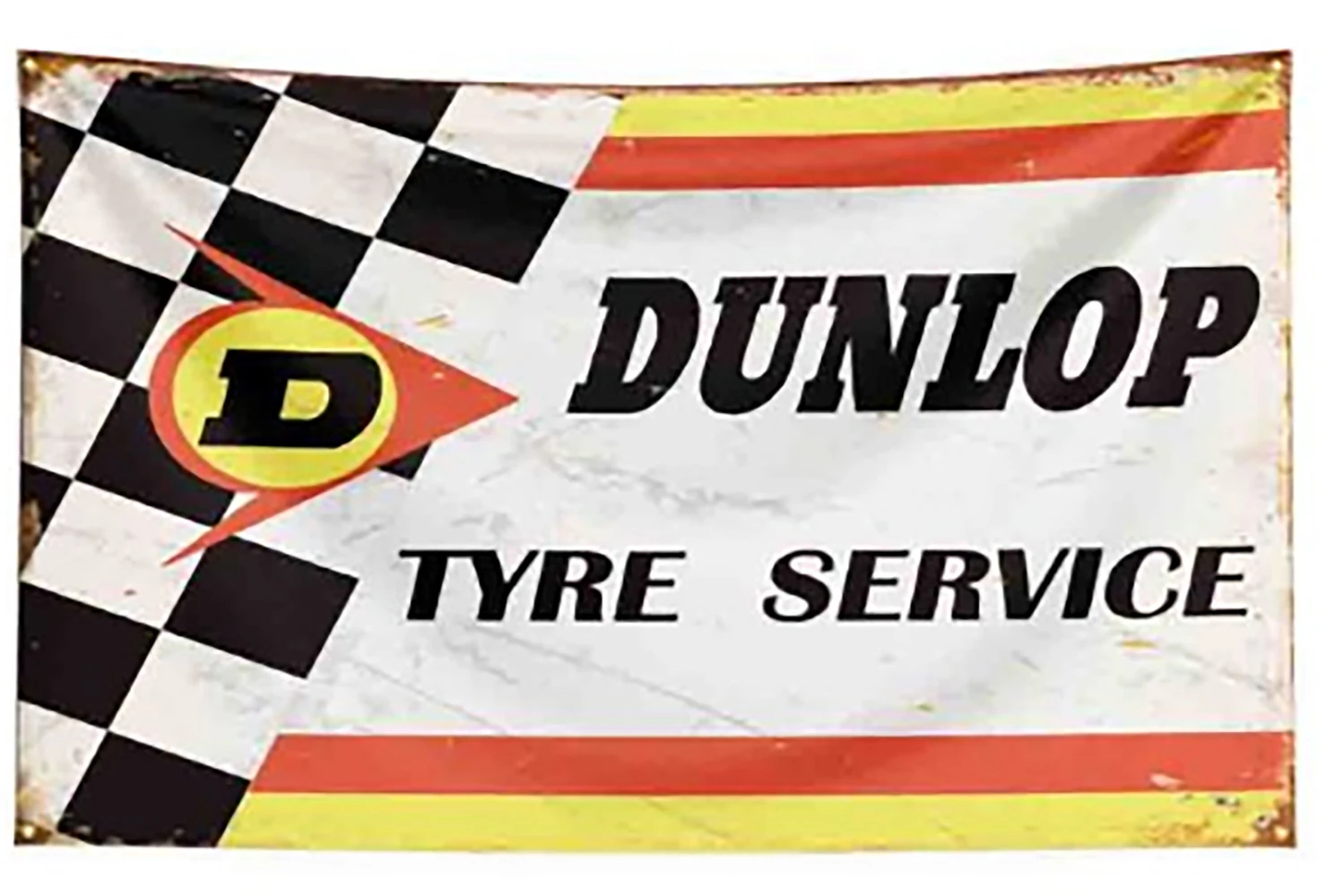 FLAGDOM 90X150CM 3X5FT Dunlop Flag Polyester Printed Auto Parts Banner For Decor