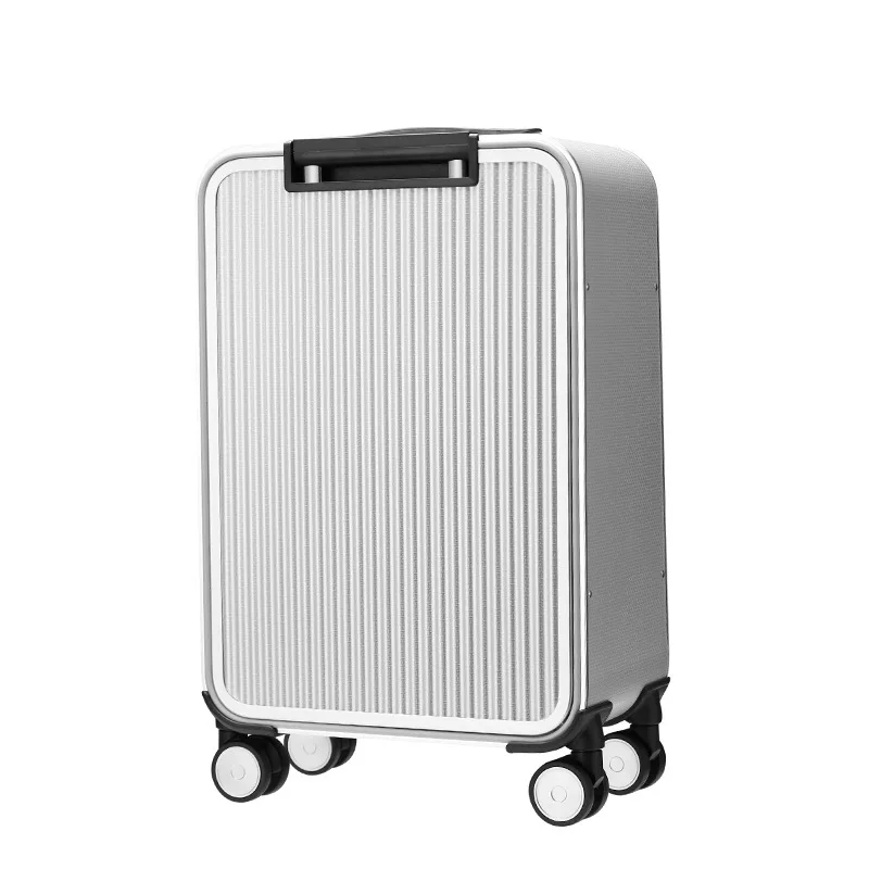 Boarding case 20 side open business front open metal suitcase 24 suitcases