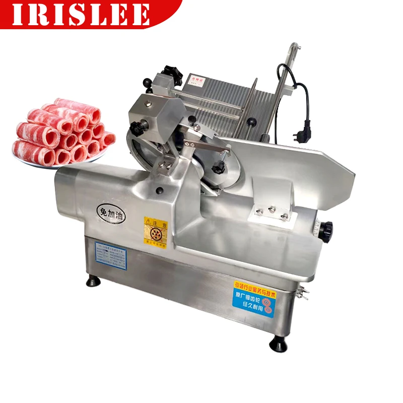 

Automatic Meat Planer Frozen Beef Slicer Ham Lamb Roll Slicing Machine Single Roll And Double Roll Cutting Meat Maker