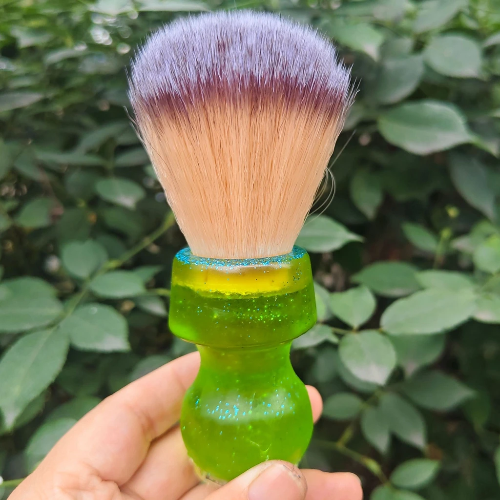 Resin Handle Stamp shape Tuxedo Shaving Brush Wet Shaving Brush For Men