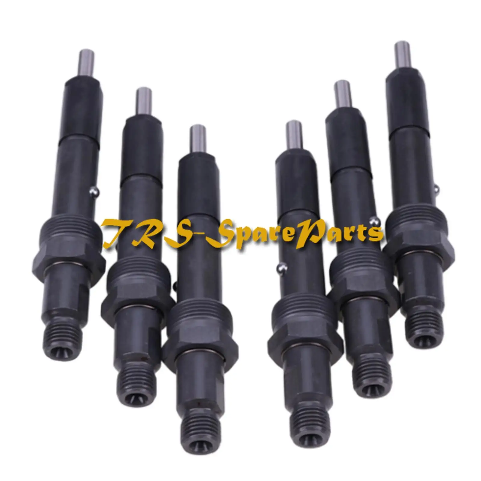 6 Pcs Fuel Injector 2645F027 For Perkins Engine 1106C-E60TA Massey Ferguson 5465