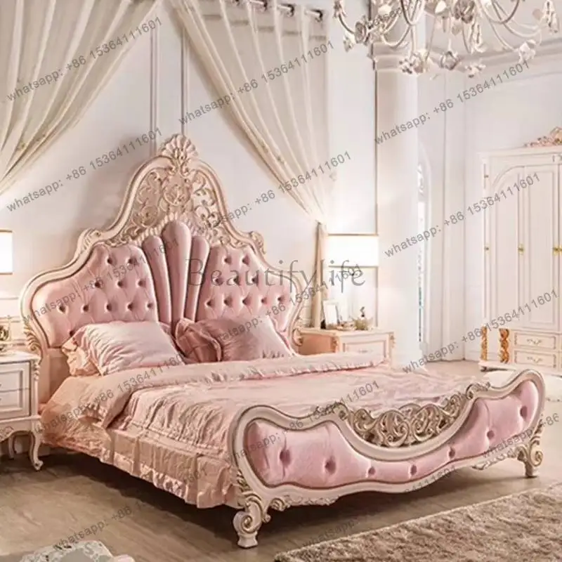 Girls Elegant Double Bed Australia Soft Designs Queen Storage Double Bed Luxury Modern Wooden Cama Box Casal Bedrooms Furniture
