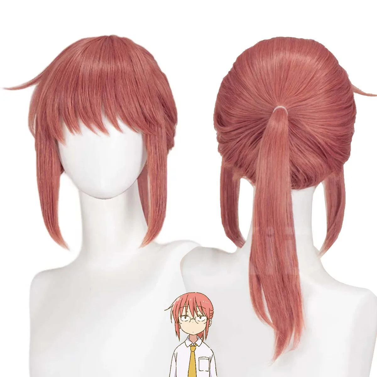 Women Anime Miss Kobayashi's Dragon Maid Kobayashi Cosplay Wig Heat Resistant Synthetic Hair