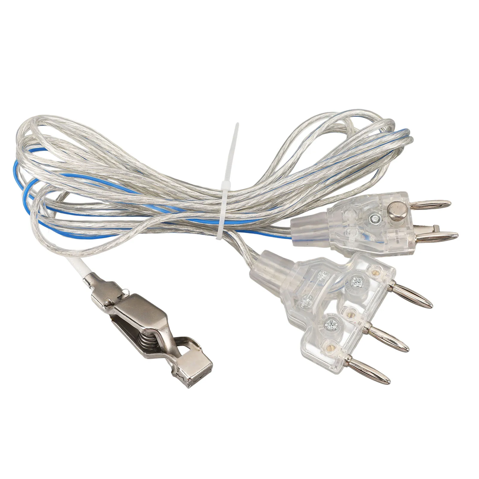 

Fencing Devices Cord, Fencing Saber Foil Epee Body Cord Stainless Steel Plastic Transparent Fencing Head Wire for Competitions