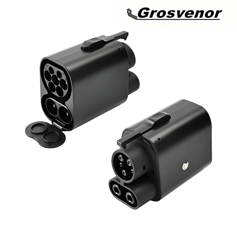 

CCS2 to CCS1 250A Adapter Combo Charge Connector EV Charging Converter DC Fast EV Charger Adapter Not Applicable to BMW i3
