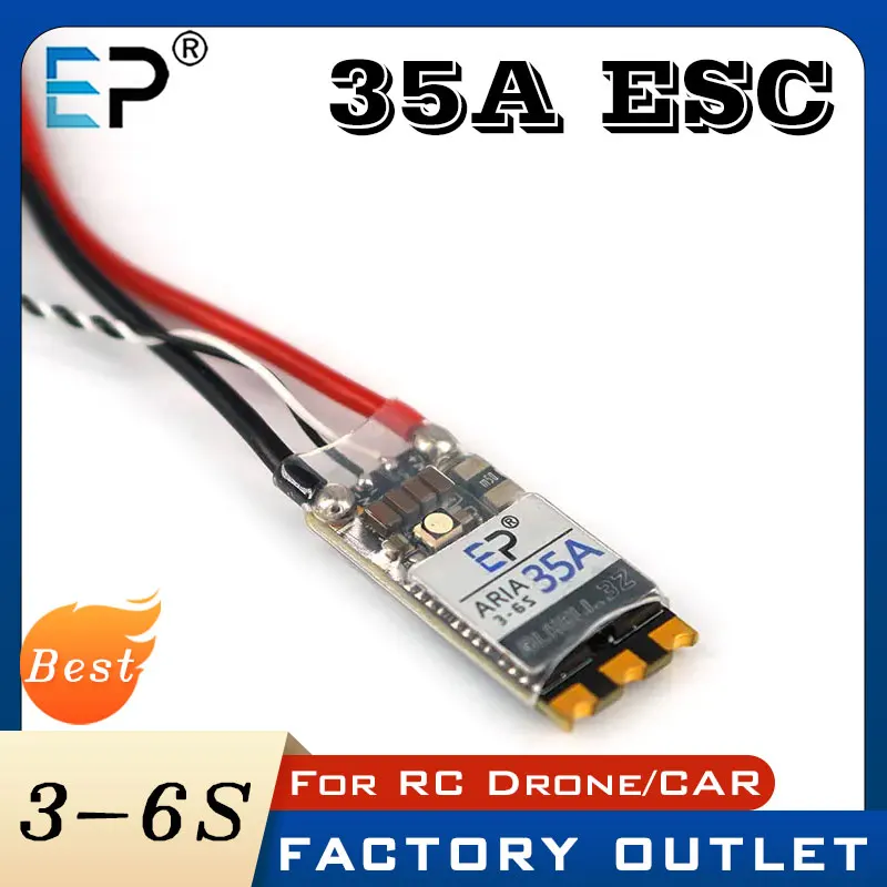 

E-Power AM32/AP32 35A Brushless ESC 3-6S FPV Racing Quadcopter Remote-controlled Drone/Remote-controlled Crawler Vehicle Parts