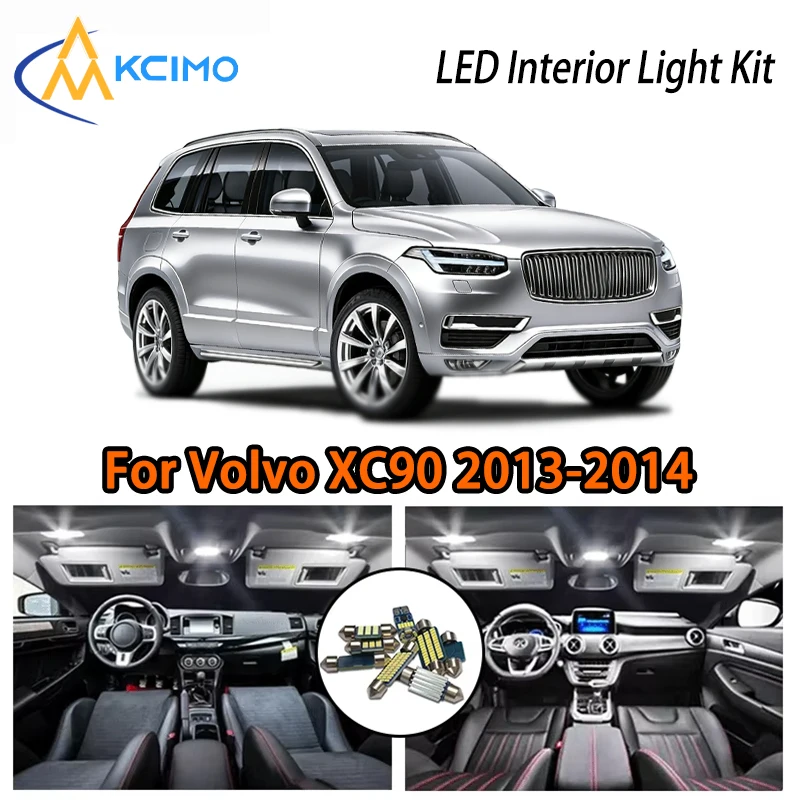 

High Quality LED Interior Lights For Volvo XC90 2013-2014, Super Bright Easy Install White Ice Blue Two Color