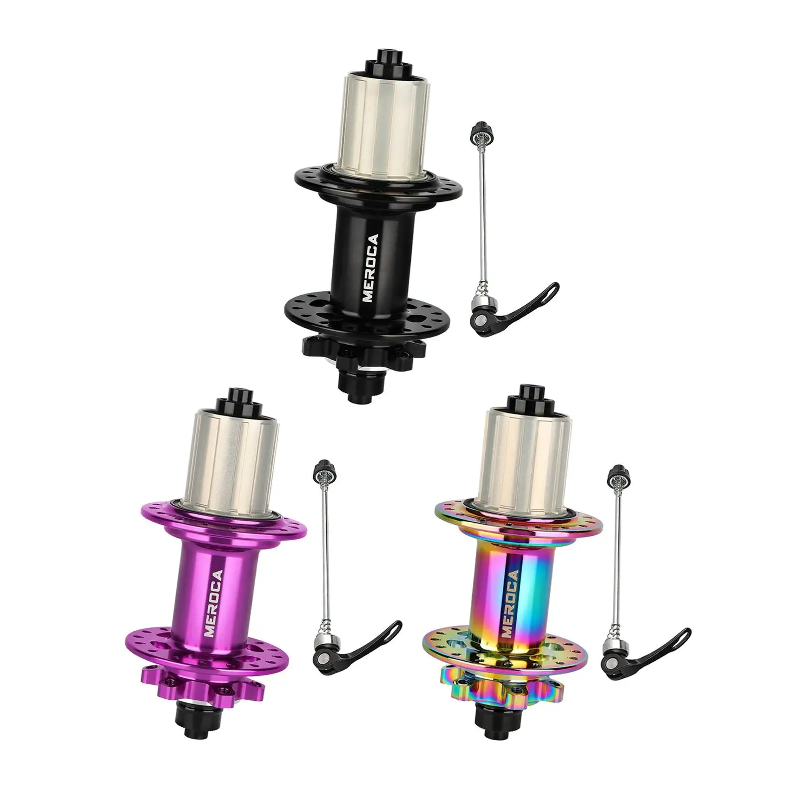 

Bicycle Rear Hub Bike Disc Hub Accessories Spare Parts 120 Sounds Repair Lightweight Replacement with Quick Release Lever