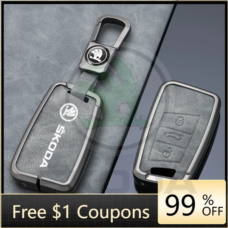 

Новые наклейки для автомобиля 2025: Горячая новинка! Чехол-держатель из сплава для ключа с дистанционным управлением для Skoda Superb A7 Kodiaq, автомобильный стайлинг, бесключевой доступ